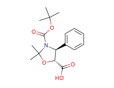 (4S,5R)-3-(tert-butoxycarbonyl)-2,2-dimethyl-4-phenyloxazolidine-5-carboxylic acid