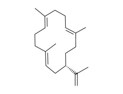 (S,1E,5E,9E)-1,5,9-trimethyl-12-(prop-1-en-2-yl)cyclotetradeca-1,5,9-triene