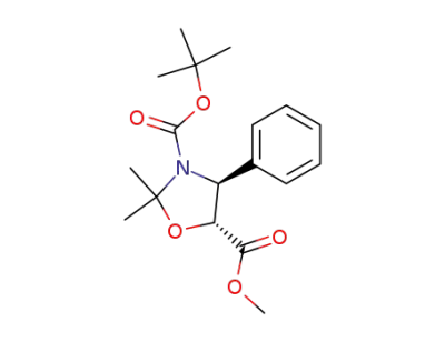 (4S,5R)-2,2-Dimethyl-4-phenyl-oxazolidine-3,5-dicarboxylic acid 3-tert-butyl ester 5-methyl ester