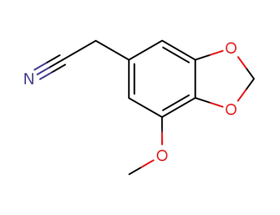 2-(7-methoxybenzo[d][1,3]dioxol-5-yl)acetonitrile