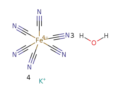 potassiumhexacyanoferrate(II) trihydrate
